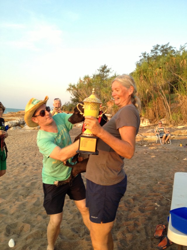 and the champion dog for 2012 is Penny Pound Puppy!